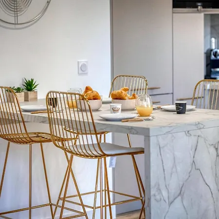 #he The Golden Escape Ile Verte Luminous Renovated Grenoble